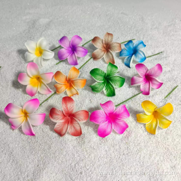 2 3/8" Handmade Foam Classic Plumeria Hair Pick